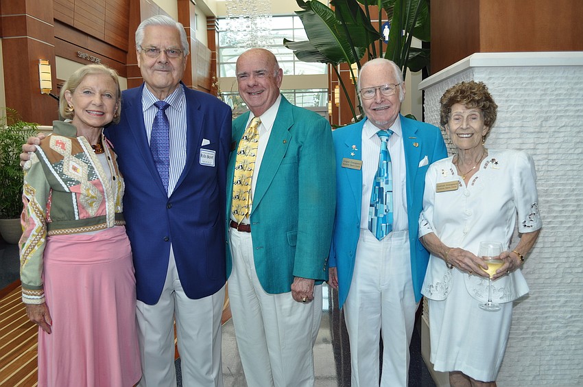 Eleanor Williams, Rudi Bauer and J. Russell Wiltshire with Jorgen and Gudrun Graugaard