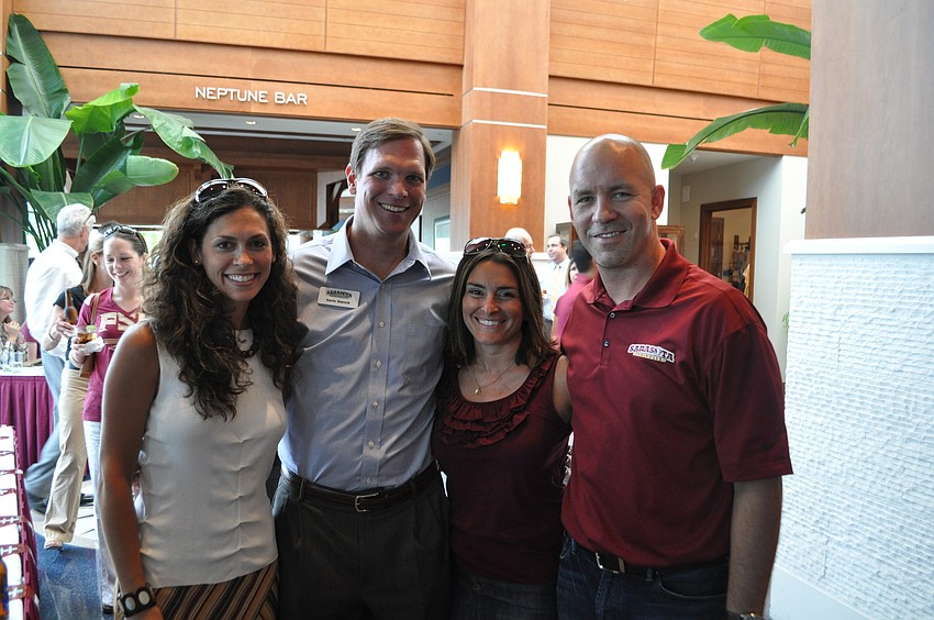 Michelle and Kevin Stenick with Michelle and Dave Romine