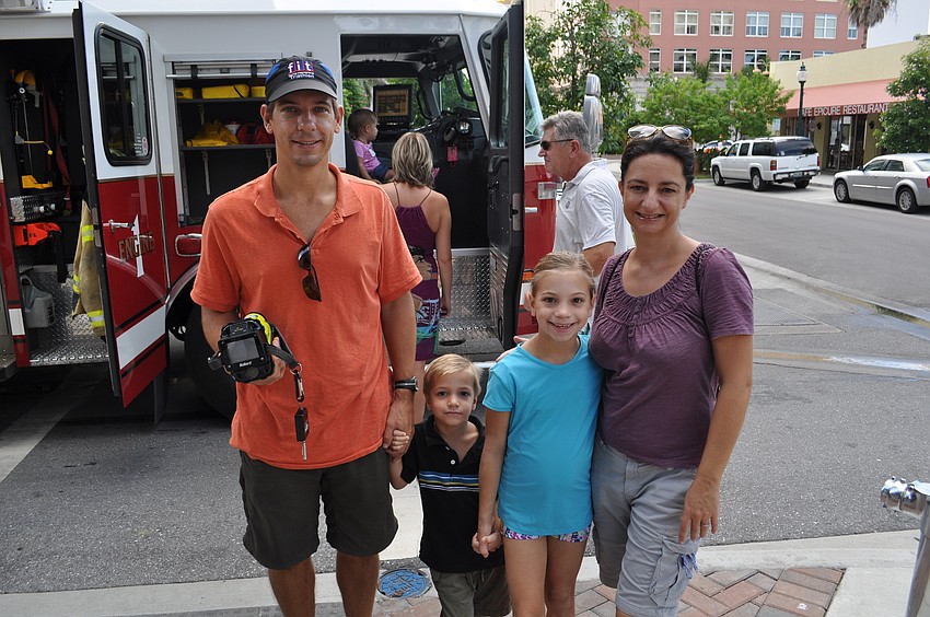 Robert and Annette Zamsky with their children, Thomas and Florence.