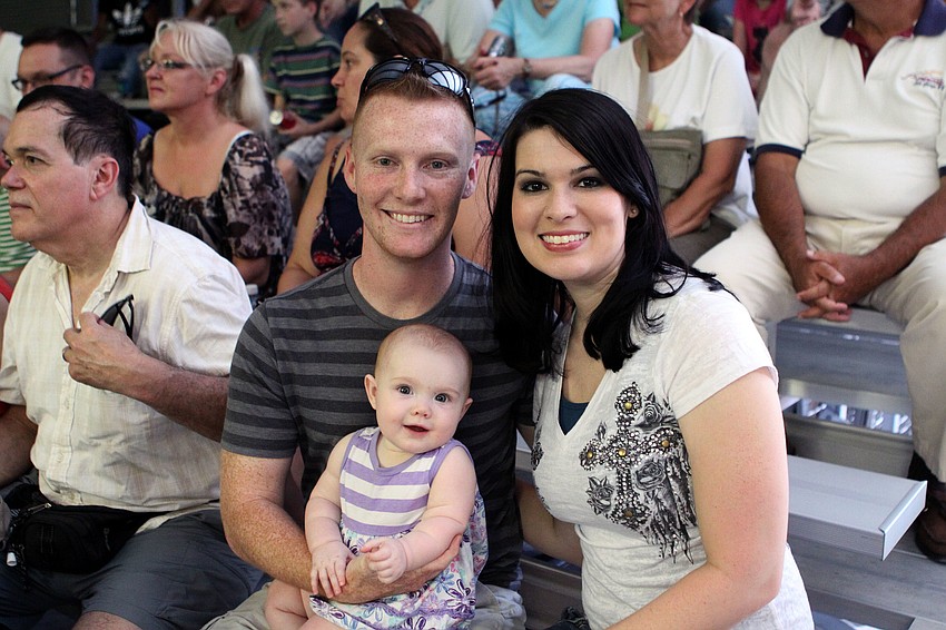 Brian and Catherine Doyle and their daughter, Brinlee, 7 mos., enjoy a free day at Big Cat Habitat as part of Big Cat Habitat and Gulf Coast Sanctuaryâ€™s Salute to Troops, Saturday, May 26. Doyle is in the air force.