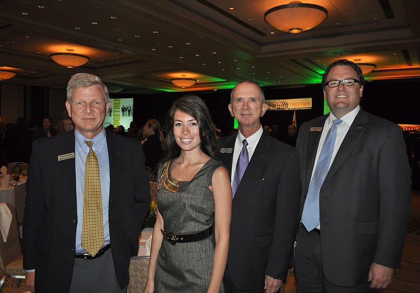Doug Neumann, Melanie DiVirgilio, Greg Bustle and Chad Campbell