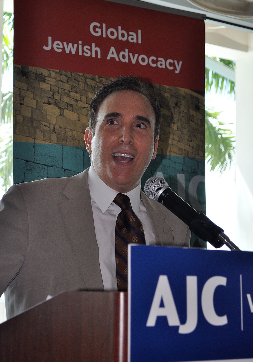 Brian Lipton, Regional Director, AJC West Coast Florida, welcomed the 140 people that attended the event.