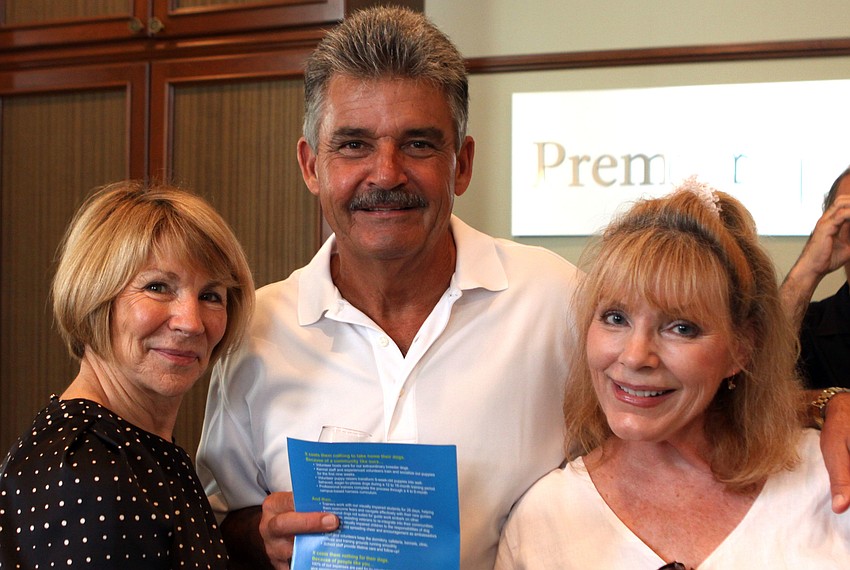 Michelle Burke-Phillips with Ed and Jan Lange