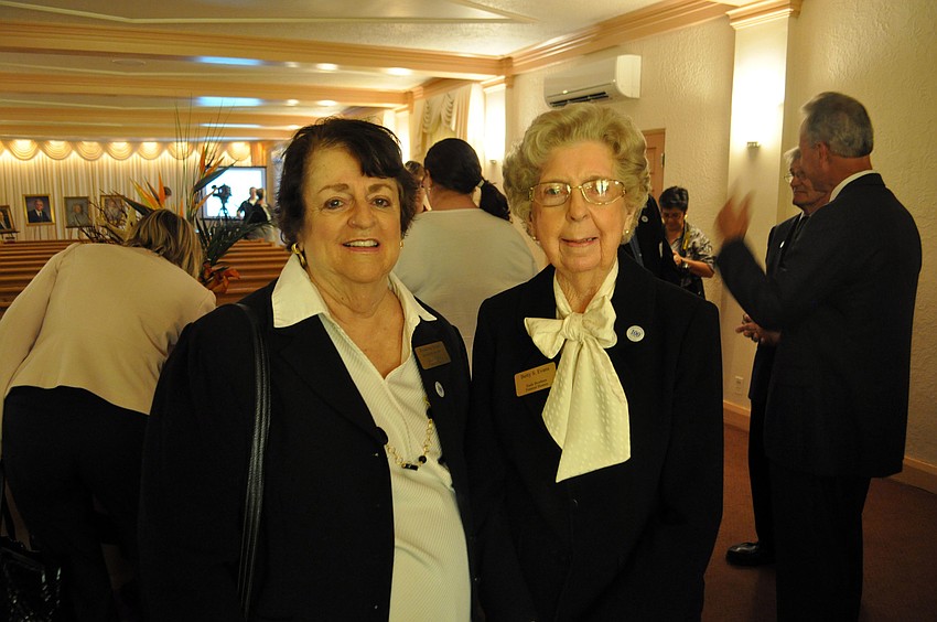 Longtime employees Rosalind Sichel and Betty Evans