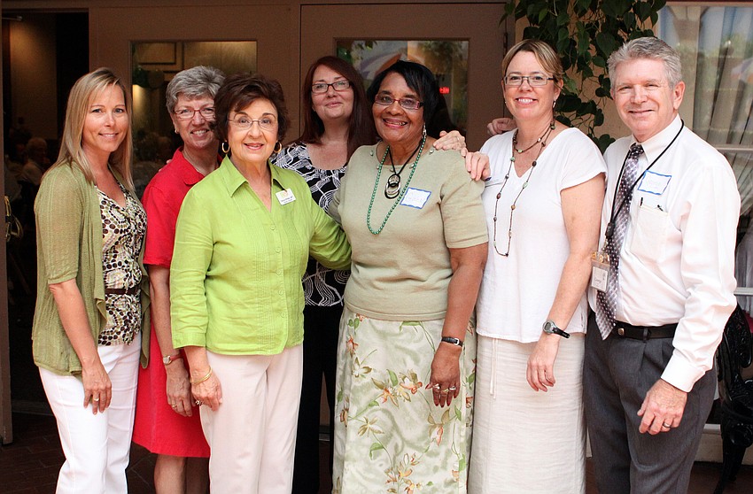 Committee members Angela Long, Dawn Moore, Dianne Whitten, Camilla Reid, Gwen Atkins, Cynthia Dunlap and George Bahr