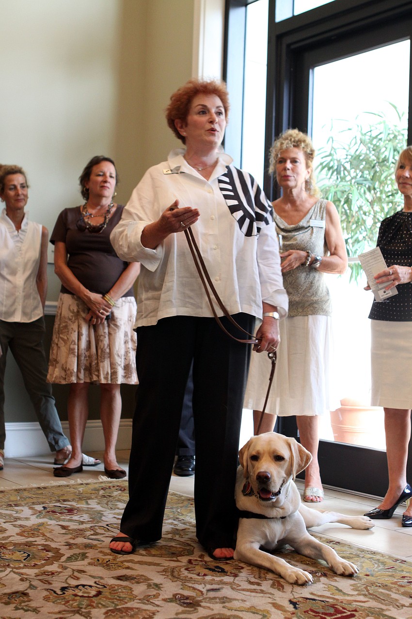 Marjorie Singer, with Millard, talks about all the programs at Southeastern Guide Dogs as well as how much money it takes to get a dog through the program, Thursday, July 26.