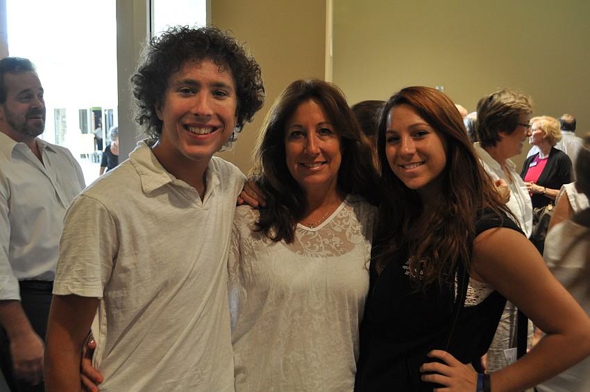 Rhonda Zemil with her son Mitchell and daughter Michelle