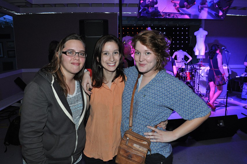 Lacy Mroz, Emily Adams and Jessa Baker-Moss