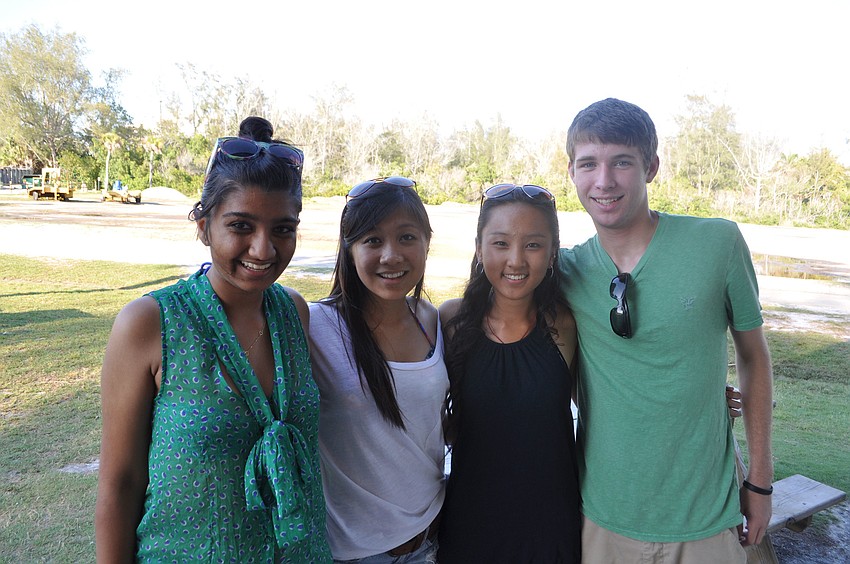 Shyamali Mahure, Christine Yin, Clarissa Liu and John Potvin