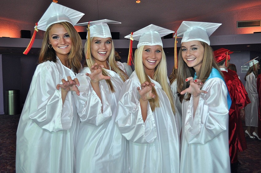 Briana Smith, Layni Chamberlain, Angela Mich and Claire Whitacre