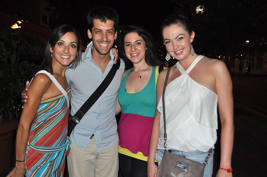 Vincent and Melissa Jennings with Natasha Bradley and Andrea Cody