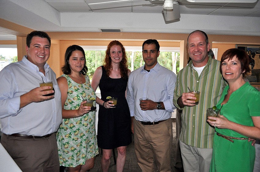 Paul and Theresa Kauffman, Courtney Dougherty, Paul Fede and Ken and Terri Simmons