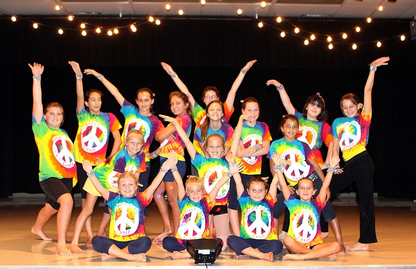 The 15 campers that took part in the second week of dance camp.