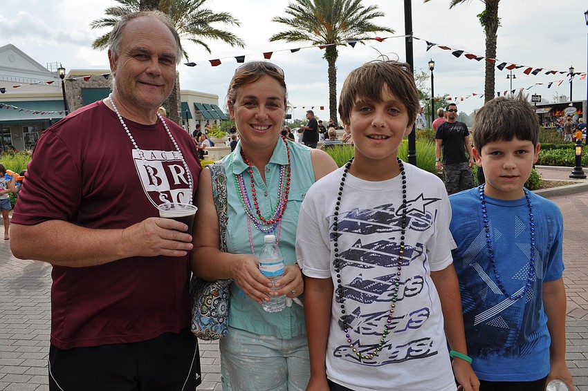 Gustavo, Rosana, Andrew and Danny Schagen live in Lakewood Ranch.