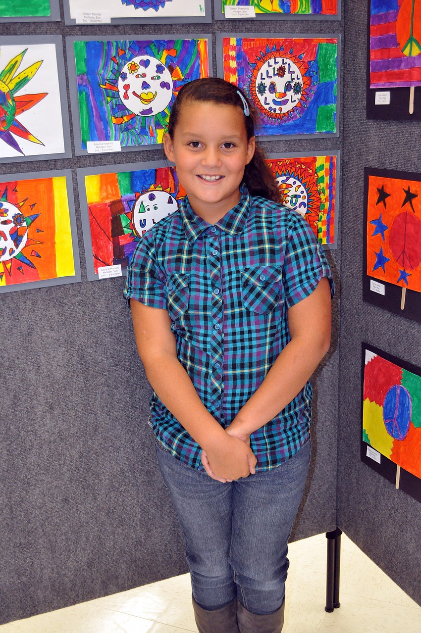 Eight-year-old Reanna Hackettâ€™s favorite art form is sculpting.