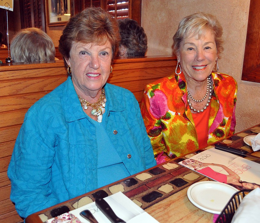 University Park resident Sandy Phelps and Lakewood Ranch resident Kari Hagar came out to support the hospital.