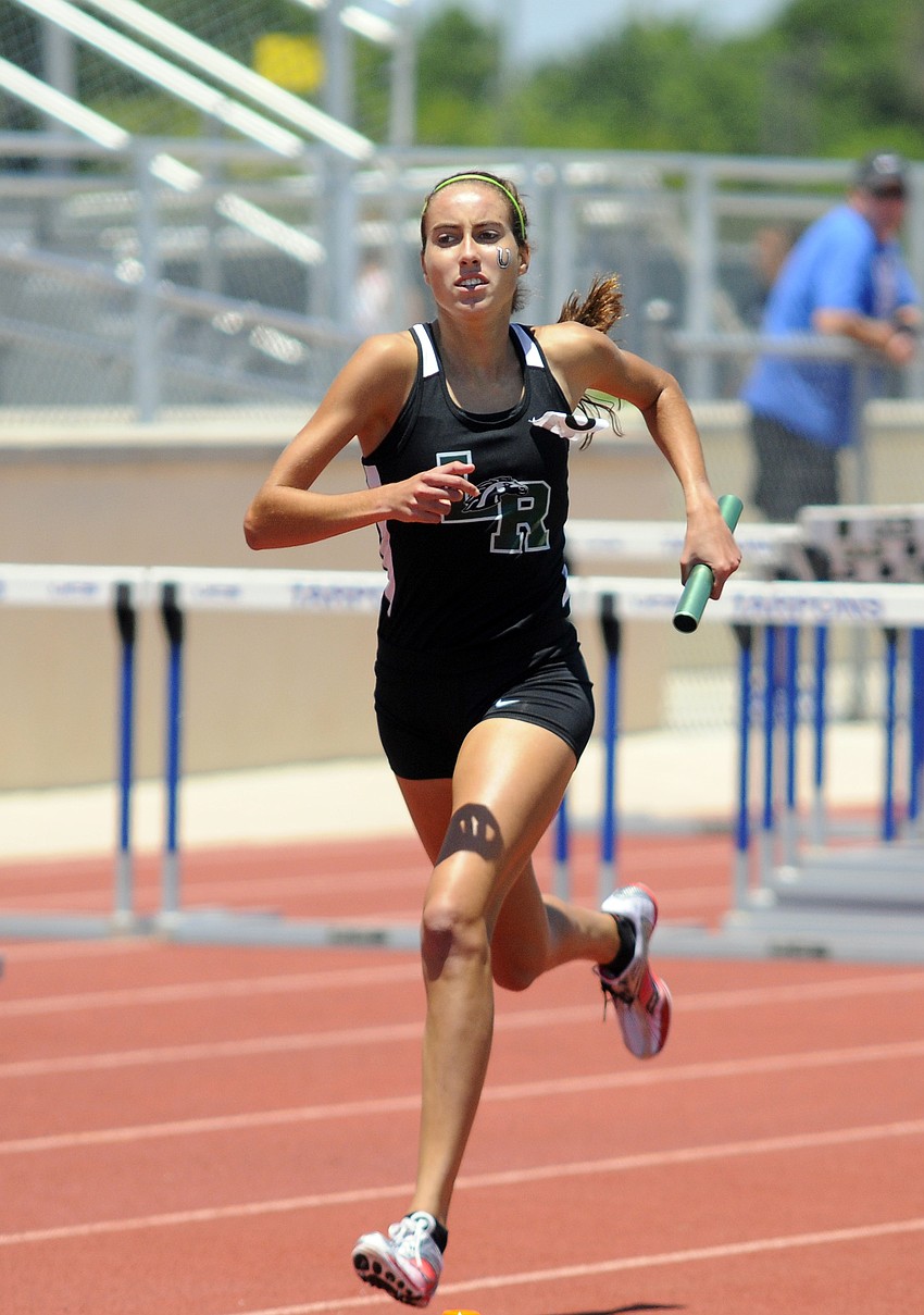 Lakewood Ranch High junior Olivia Ortiz won the 1600-meter and 3200-meter runs and anchored the 4x800 relay to victory.
