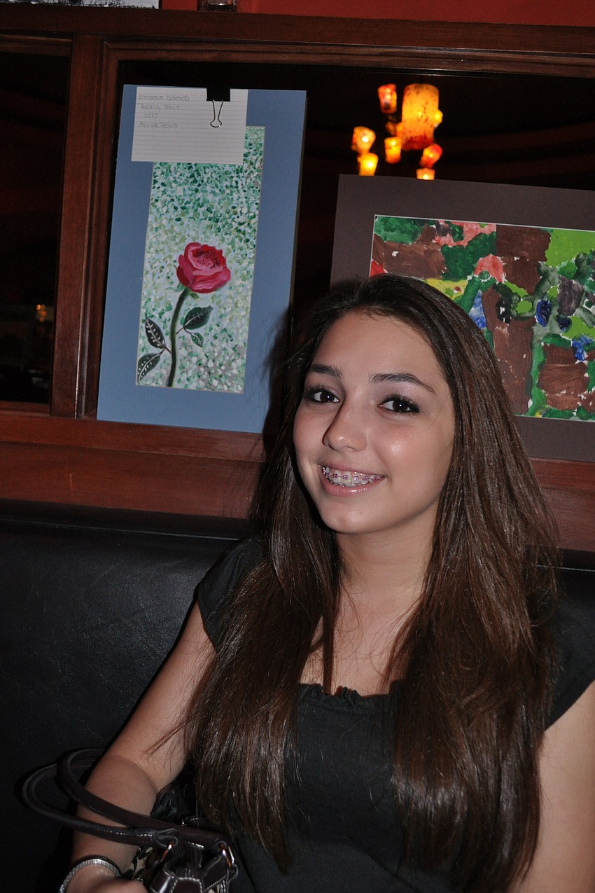 Stephenie Odierno displayed her work, titled 