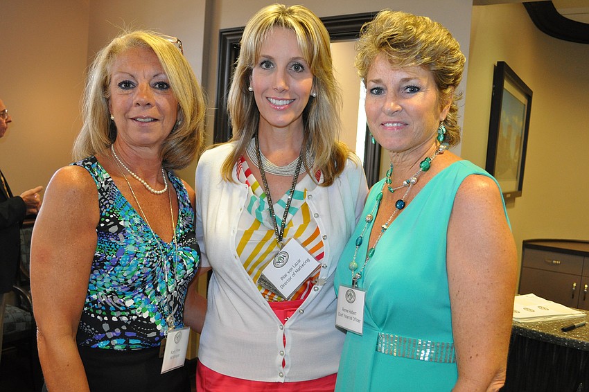 Sarasota Orthopedic Associates' Kathy Shaw, Pilar von Lazar and Renee Halbert