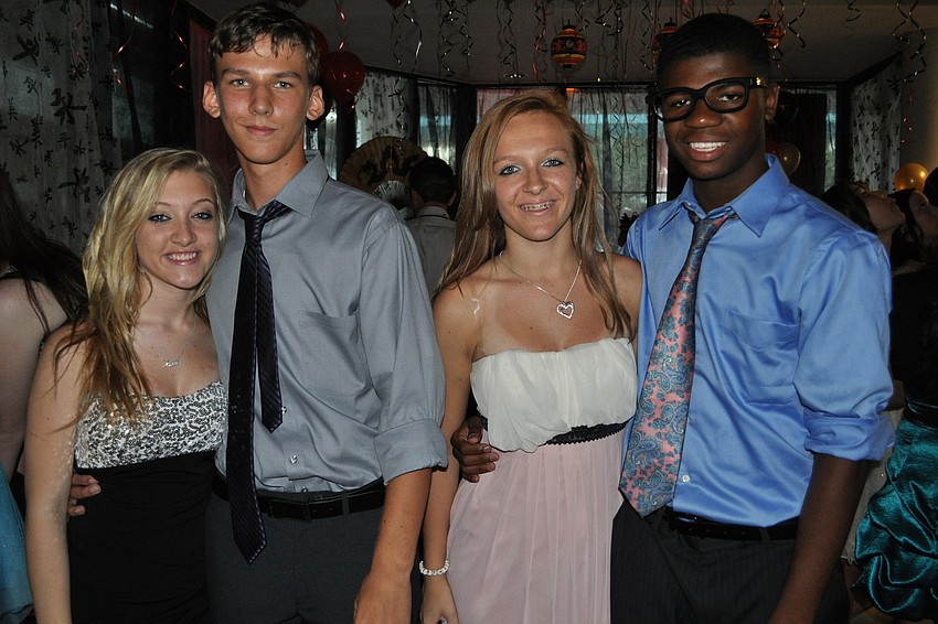 Rylei Cluckey, Gavin Ball, Jachairyn  Corbert and Halle Acton