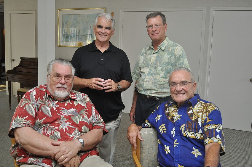 Herb Mohlenhoff, Jim Burmeister, Howard Viguers and Chuck Logue