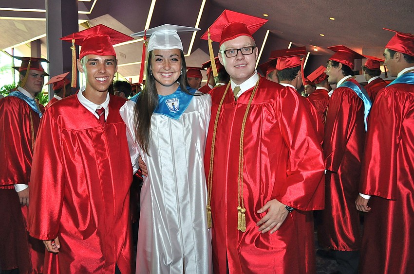 Greg Fasanelli, Jillian Kaspar and Colin Kleinkopf