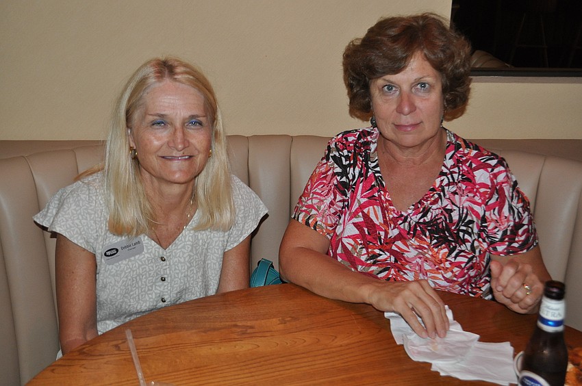 Debbie Lamb with Signs Now and Mary Ann Frees with Bank United