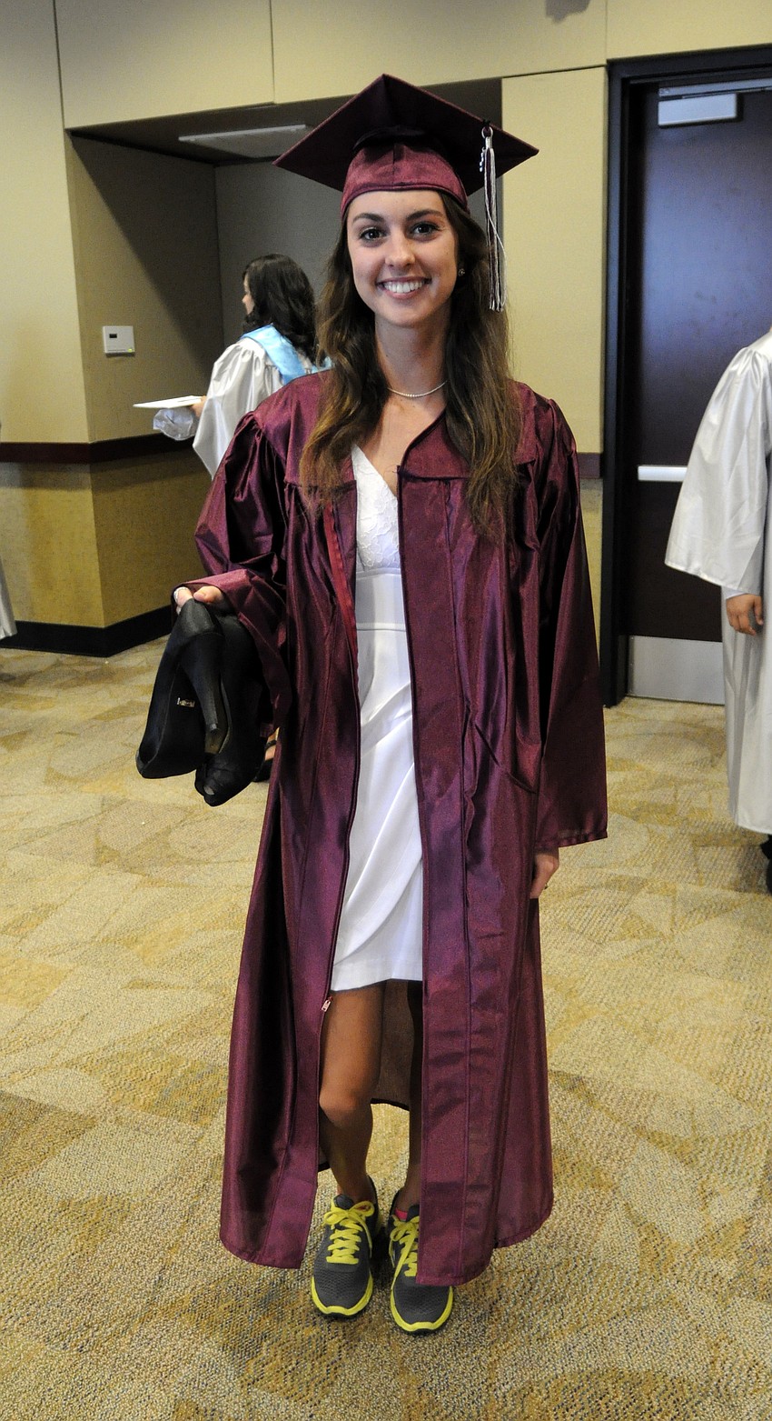 Senior Annalise Cook wanted to stay comfortable as long as possible.