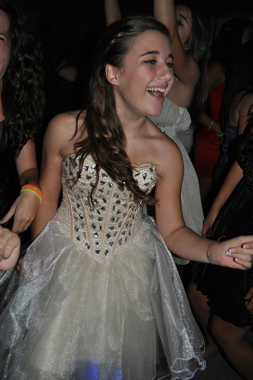 Athena Kavis hit the dance floor early.