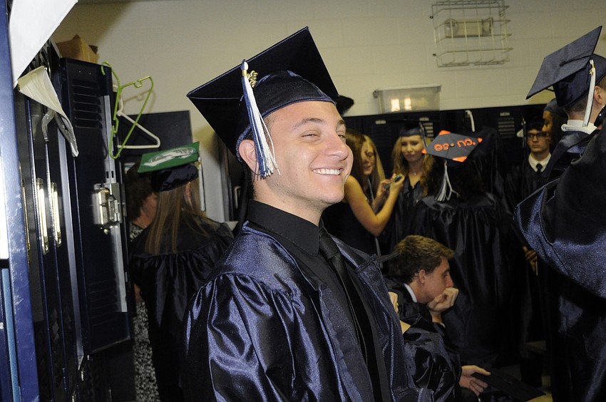 Senior Steven Gilburne will be moving on to Ithaca College.