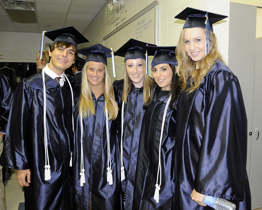 Tyler Eaden, Tori Johnston, Amanda Arbeit, Sammi Brown and Angela Donnelly