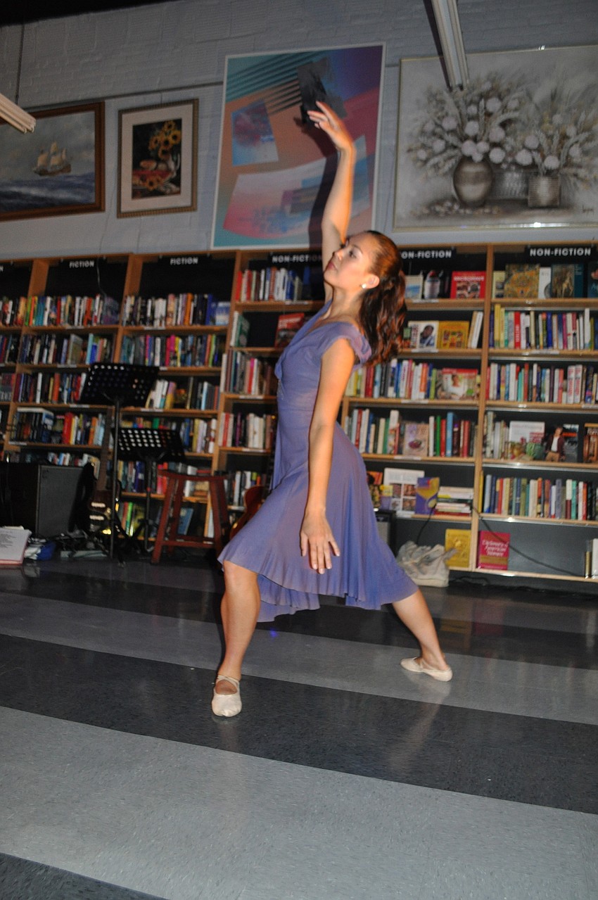 Scholarship recipient performing a self-choreographed tribute to her late mother Ashleigh Adamec