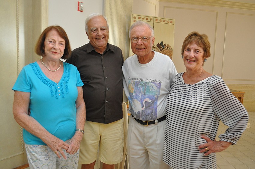 Pierrette and Jacques Perron, Marshall Nuremberg and Joanne Klein