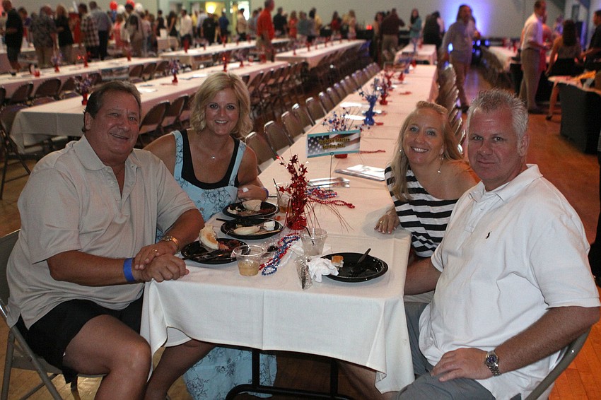 Lou and Marla Bardi with Trish and Niles Commer