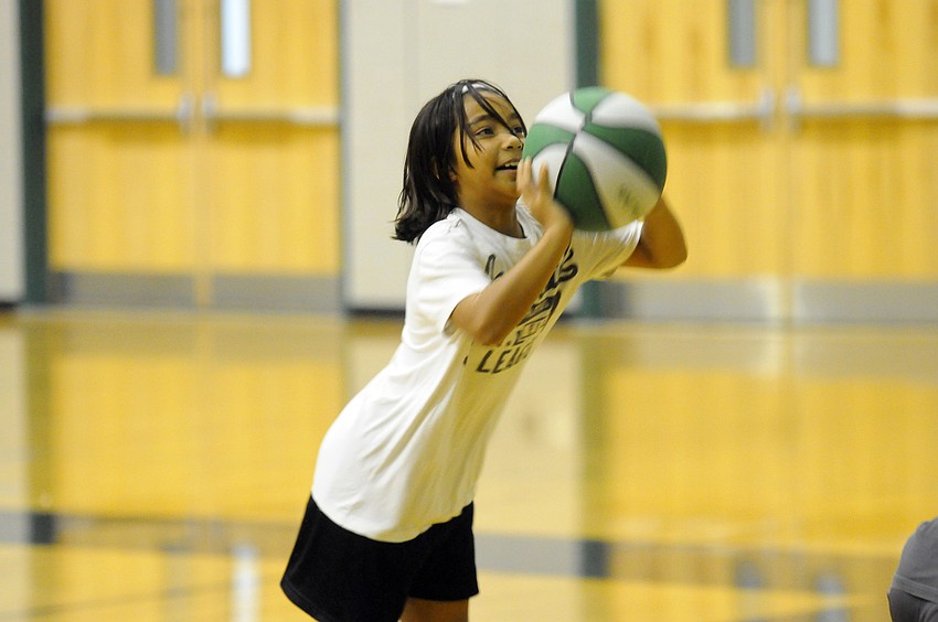 Ten-year-old Jaela Mazzone enjoyed participating in the different contests.