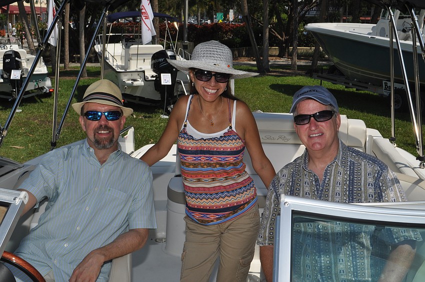 Mark Hupert, Mirna Lopez and Mike Lombard