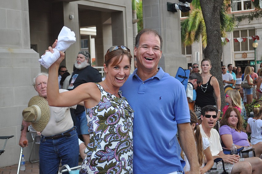 Mandi Ridenour and Shane Moyer