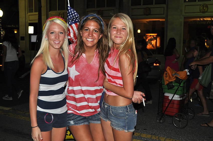 Erika Pickelsiner, Madison Pearson and Morgan Lopez