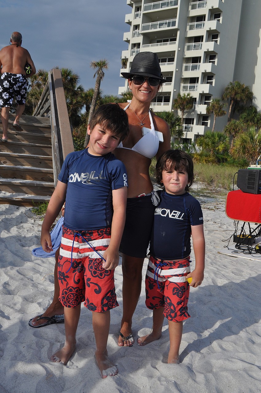 Mason, Tammy and Miles Engel