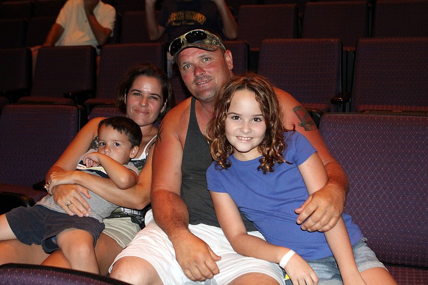 Lisa and Ray Crosby with their children Ryan, 3, and Riley, 8