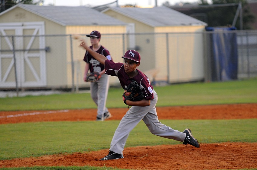 Jamar Smith came on in relief during Braden Riverâ€™s game versus Lakewood Ranch July 9.
