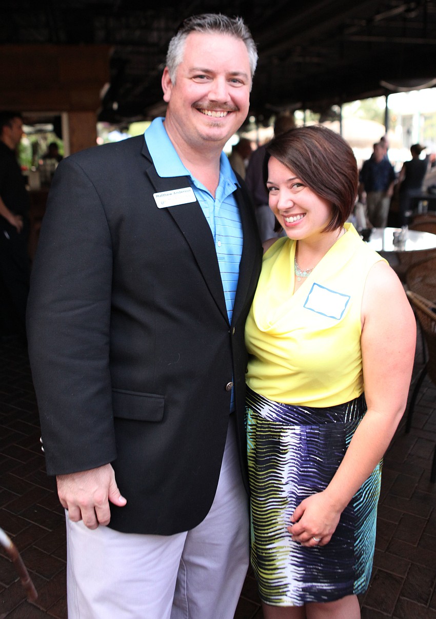 President Matthew Anderson and Program Coordinator Lindsey Nickel-de la O
