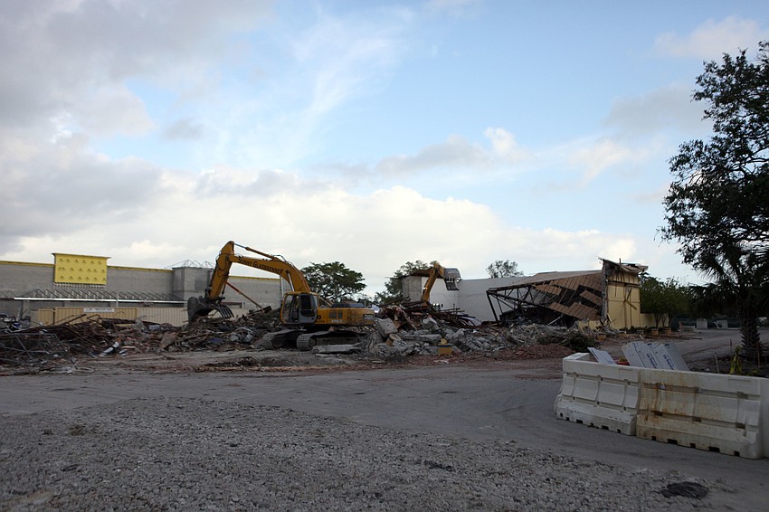 Demolition of the old Longboat Key CVS began, Thursday, Aug. 16.