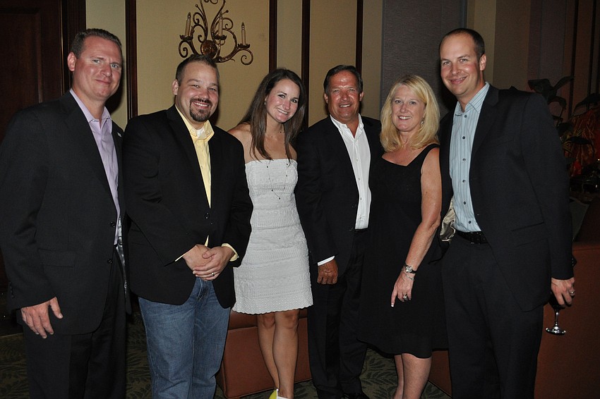 Brian Volner, Seth Marks, Lauren Boyle, Tony and Sue Abbott and Jimmy Boyle represented C1 Bank for the evening.