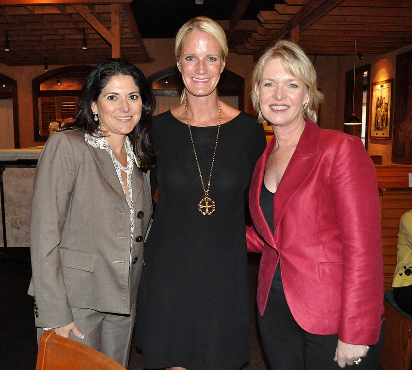 All Childrenâ€™s Hospital Foundation Development Director Denise Ellison-Agudelo sat with Chris Pfahler and Veronica Brody of the Gulf Coast Community Foundation.