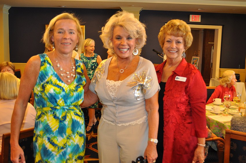 Marie Hunter, Sarah Luther and Elaine Coulter