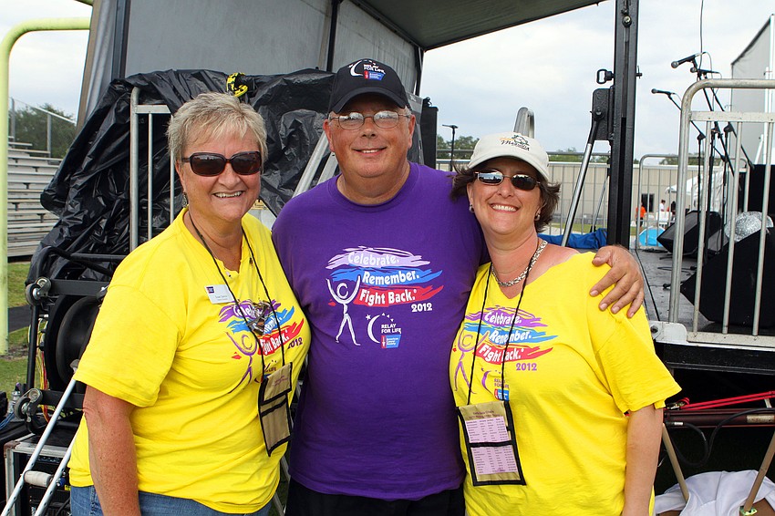 Event Chair Susan Damico, MC Ed DeMarco and Toska Strong