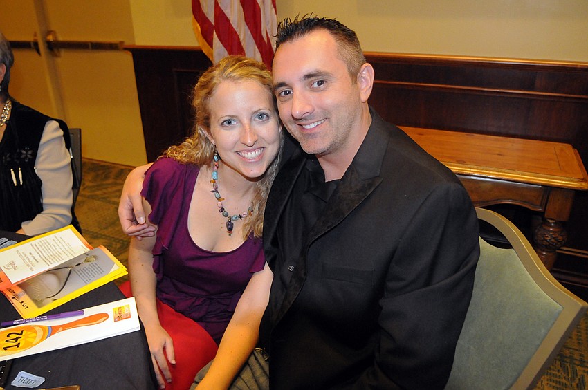Lakewood Ranch residents Rocky and Lisa Henderson came out to mingle with friends and show their support for the American Cancer Society.