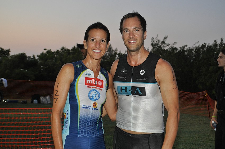 Rachel Chambers and Damien Blumetti