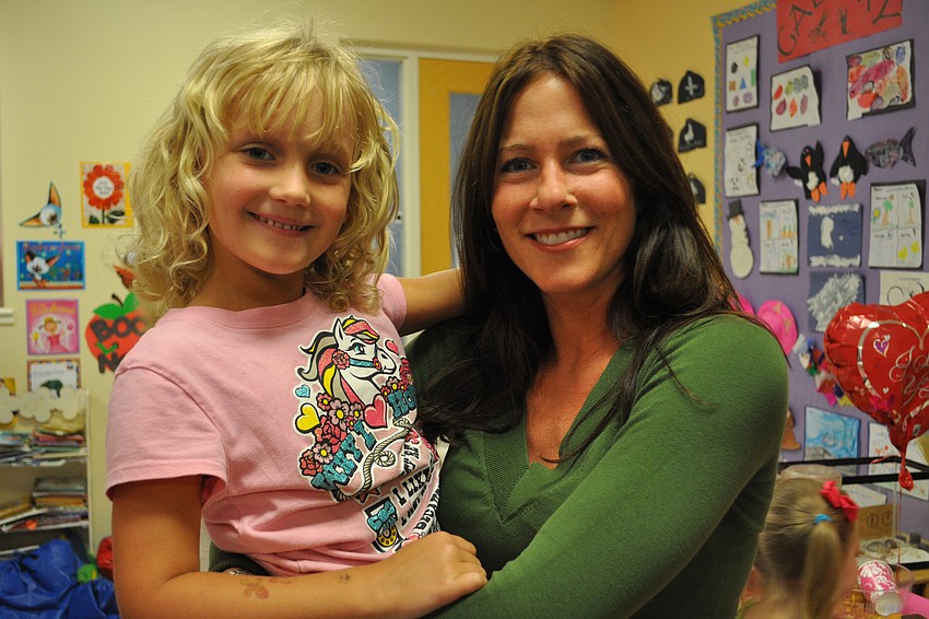 Ella Schafer enjoyed time with her mom, Heather.